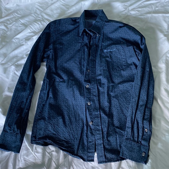 Ben Sherman Patterned Dress Shirt - Picture 1 of 4